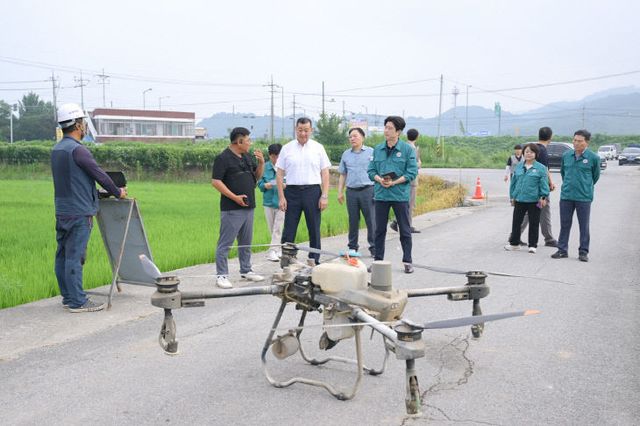 벼 병해충 항공 공동 방제