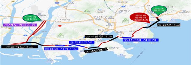 2025 세븐브릿지 투어 행사코스