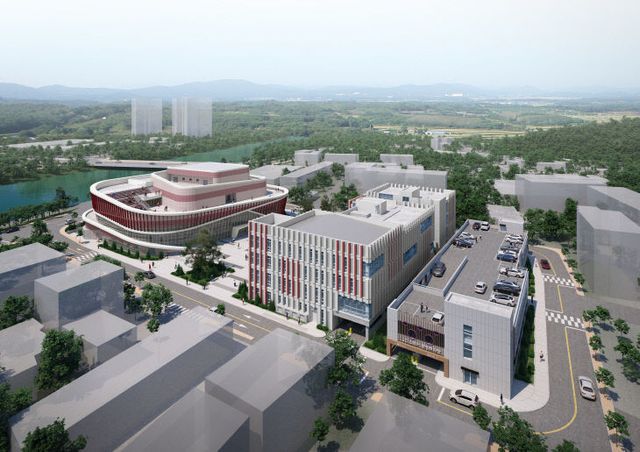 진천 전통시장 이전부지 개발사업 통합조감도