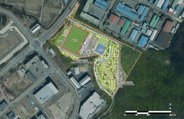 맹동종합스포츠타운(배치도)