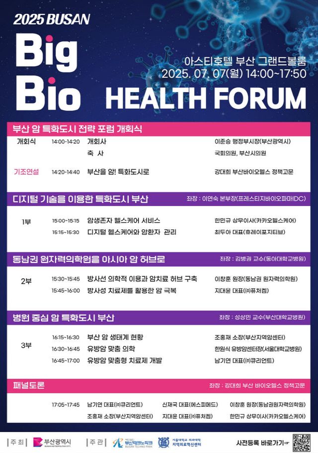2025 빅(BIG) 바이오헬스 포럼