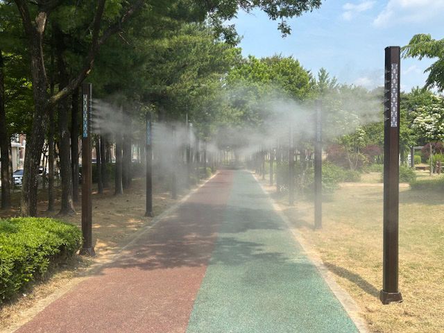 여름철 맞이 수경시설 및 안개분사기 운영 돌입