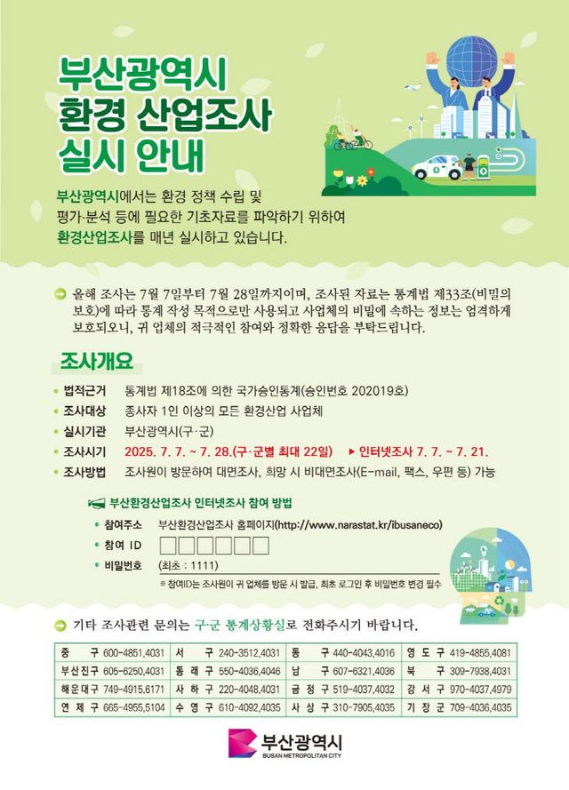 부산환경산업조사