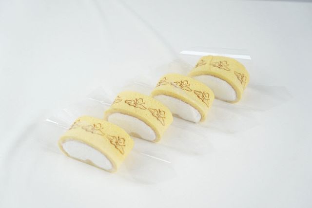 가루쌀로 만든 카스테라.