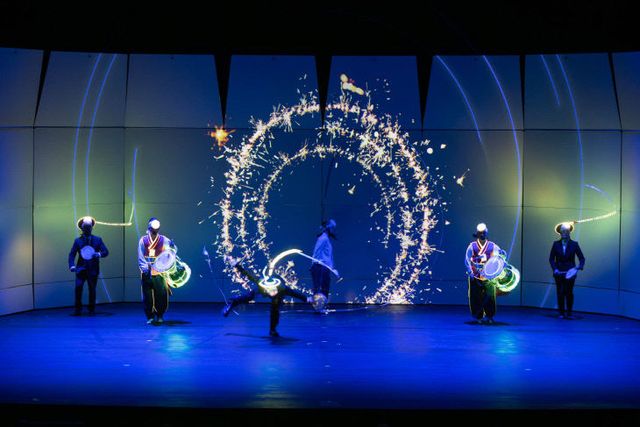 보도 2) 풍물패 청음 공연사진