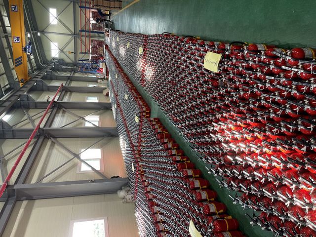 소화기 공장 검사 검수 사진