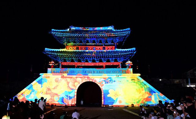 국가유산 미디어아트 진주성 성황리에 개막