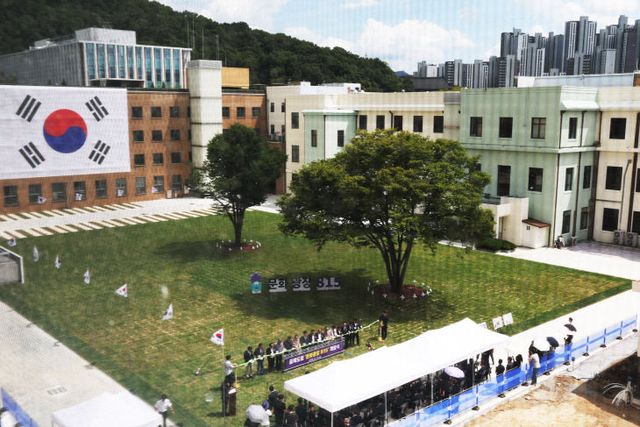 충북도청 문화광장 815 개장식(도청)