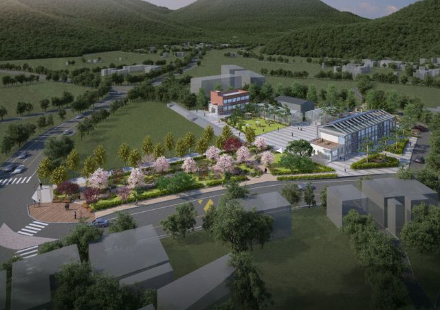 완도 농촌 치유산업 거점 센터 조감도