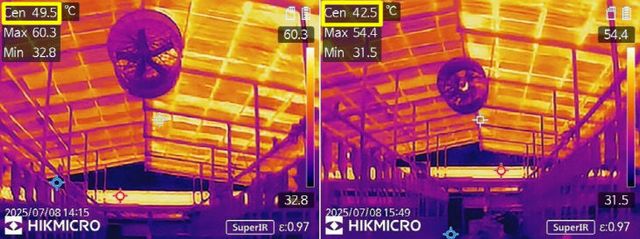 “한우 축사 더위 식히기” 청주시, 에어제트팬 공급