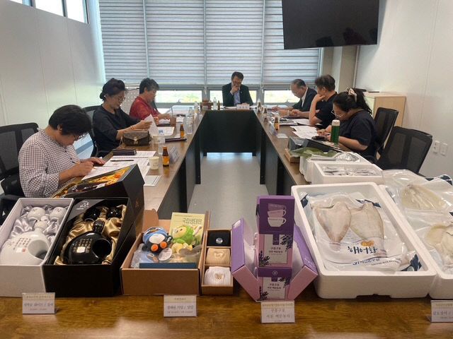 서천군이 개최한 고향사랑기부제 답례품 선정위원회