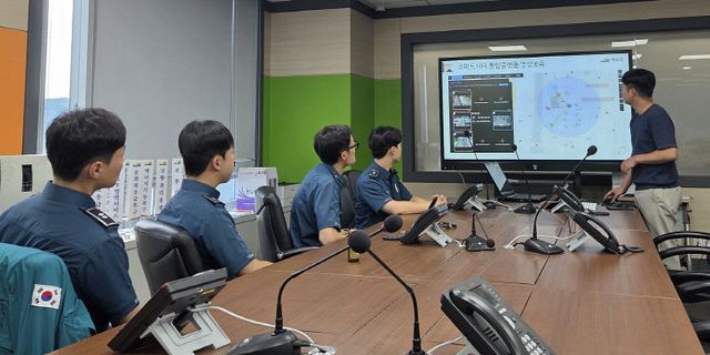 5.신임 경찰관 대상 CCTV통합관제센터 주요 역할 소개 모습