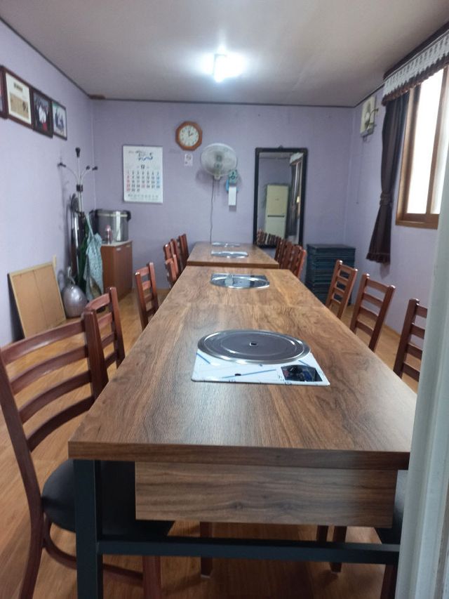 입식 테이블 교체(후) 사진