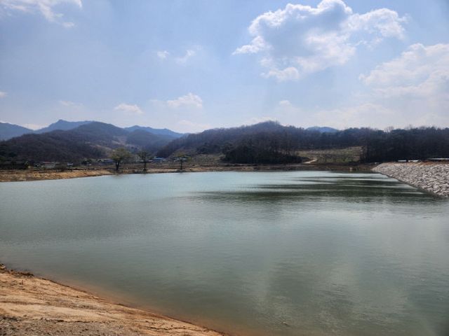 오궁재해위험저수지 정비 완료 사진.