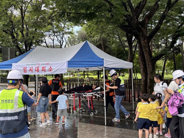 연천수레울아트홀, 고객참여형 재난 대응 합동훈련 실시