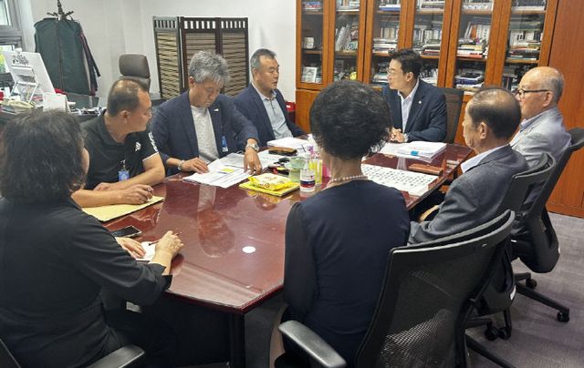 동두천시 범대위, 김성원 국회의원과 미반환 공여지 간담회 가