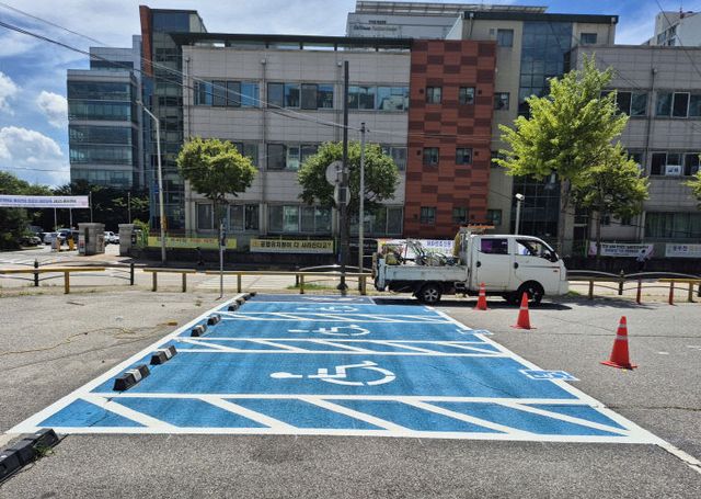 송내1 공영주차장, 장애인전용주차구역 조정으로 장애인 이용객