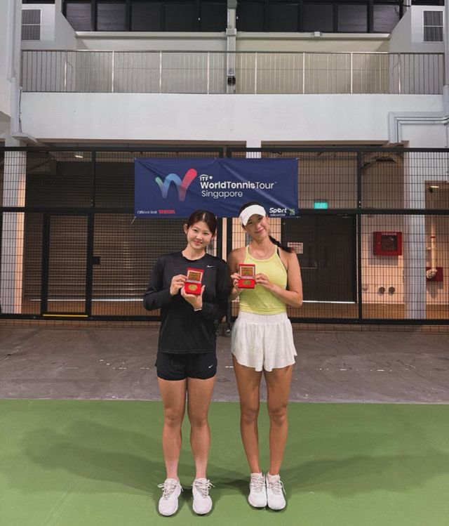 의정부시, 테니스팀 임희래 선수 ITF 싱가포르 국제투어 여자