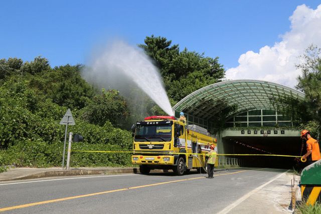 집중호우 대비 지하차도 침수 대응훈련