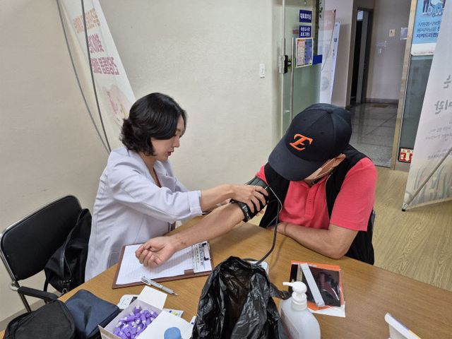 충청남도공주의료원, 계룡시 ‘찾아가는 이동복지관’ 참여2