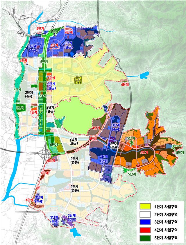 동탄2지구 단계별 도면