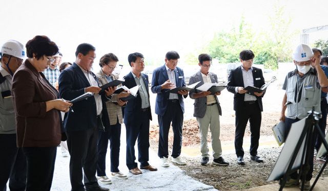 청양군의회 주요사업장 점검