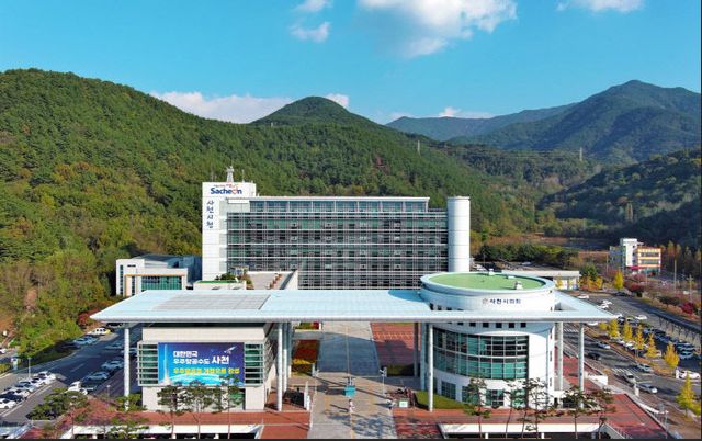 사천시청 전경2024