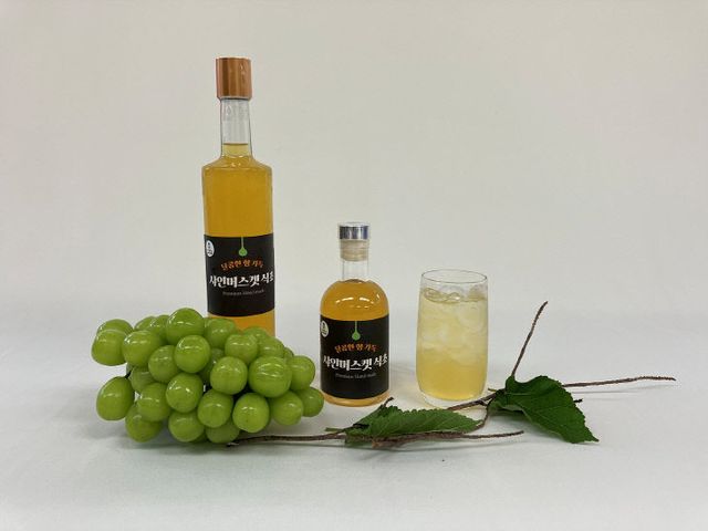 충북농기원, 특허균주로 발효한 샤인머스캣 식초