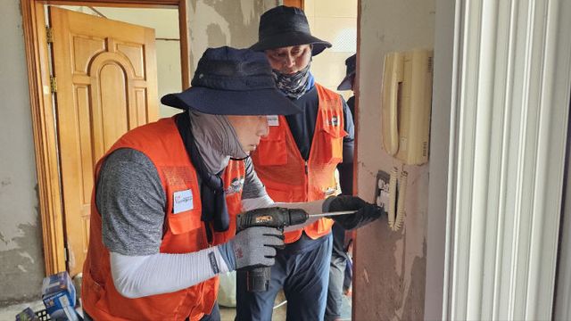 재난재해전문봉사단 예산군 봉사활동(1)