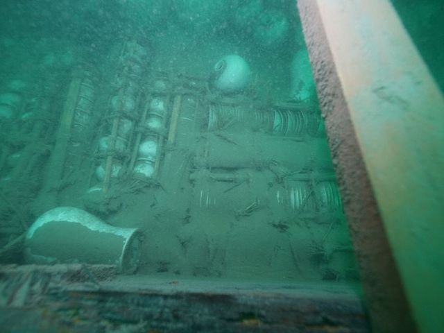 수중발굴 캠프 체험장의 재현유적1