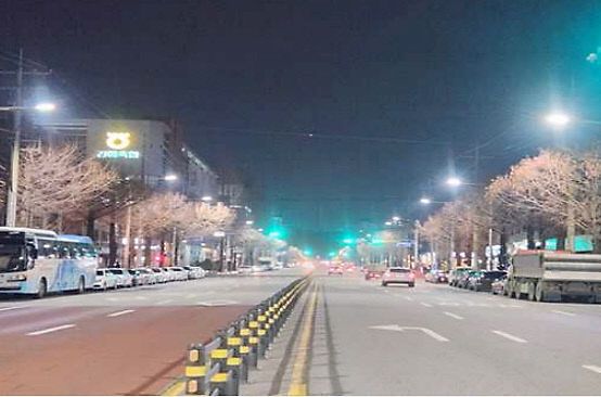 장유지역 조도개선사업 번화2로 일원(LED등)