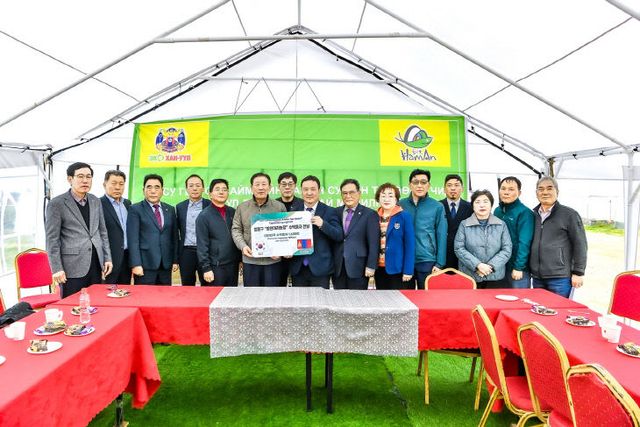 함안군 사절단 몽골“함안아라농장”현장 방문1