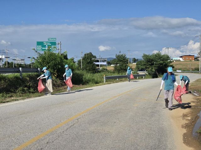 성송면 파크골프클럽, 환경정화 활동 (1)