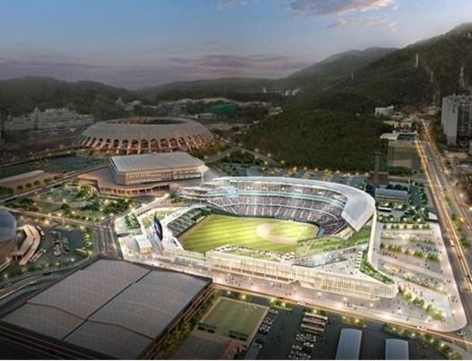사직야구장 재건축 조감도