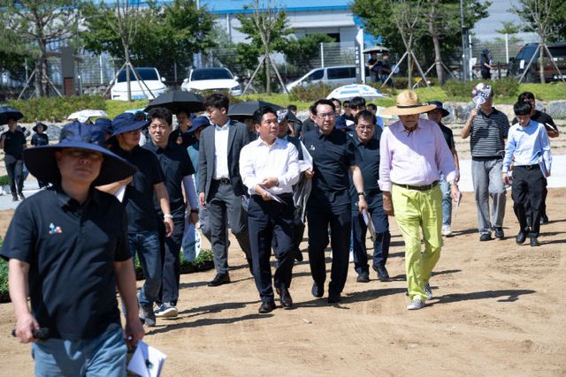 엑스포 개막 일주일 전 막바지 현장 투어 및 사전 점검 실시2