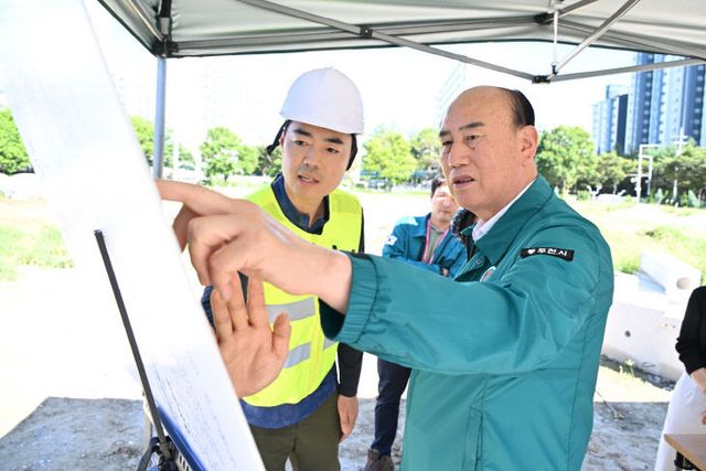 2. 동두천시, 공원분야 주요 공사현장 점검 실시