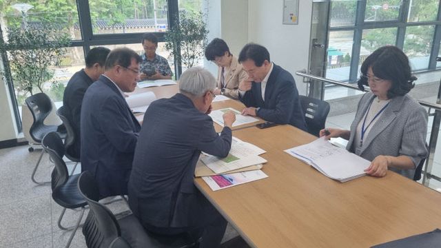 이승화 산청군수 정태호 국회의원 면담