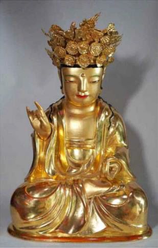 문화유산 등재(미륵사 목조대세지보살좌상)