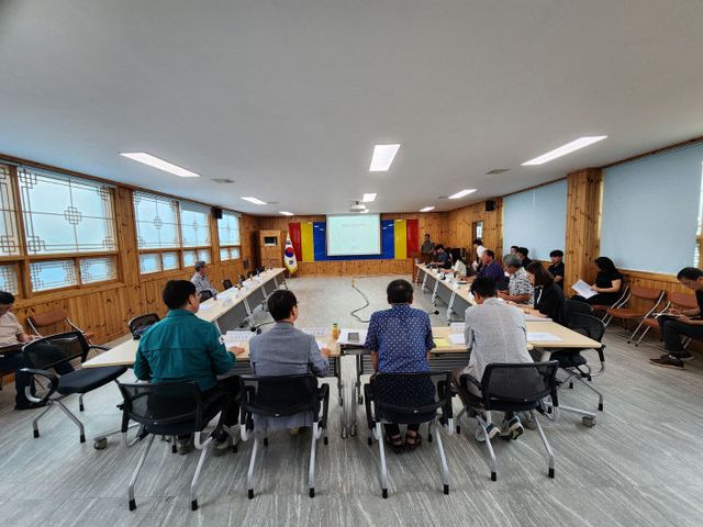 산청군 모례지구 농촌공간정비사업 주민위원회