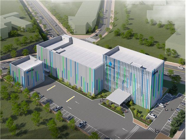 아이큐랩 본사 및 생산시설 조감도.부산시 제공