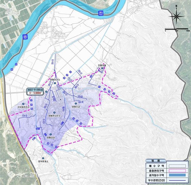 1_하수도정비 중점관리지역 위치도