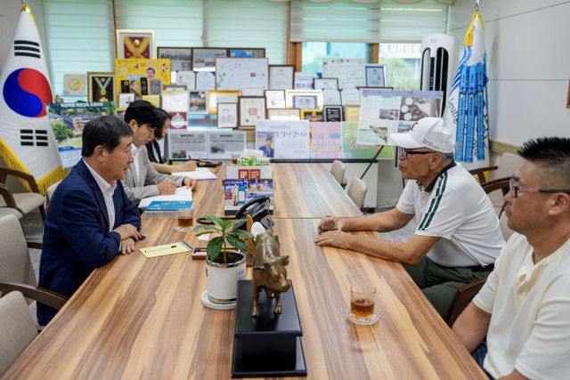 증평군 김응용 前야구감독 면담 2