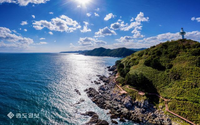 2_영덕 지질명소 중 하나인 죽도산 모습