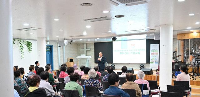 동두천시 보건소, 동성교회 어르신 대상 찾아가는 건강교실 운