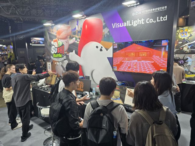(사진2) 2024년 도쿄게임쇼 대전 게임기업 참가 현장