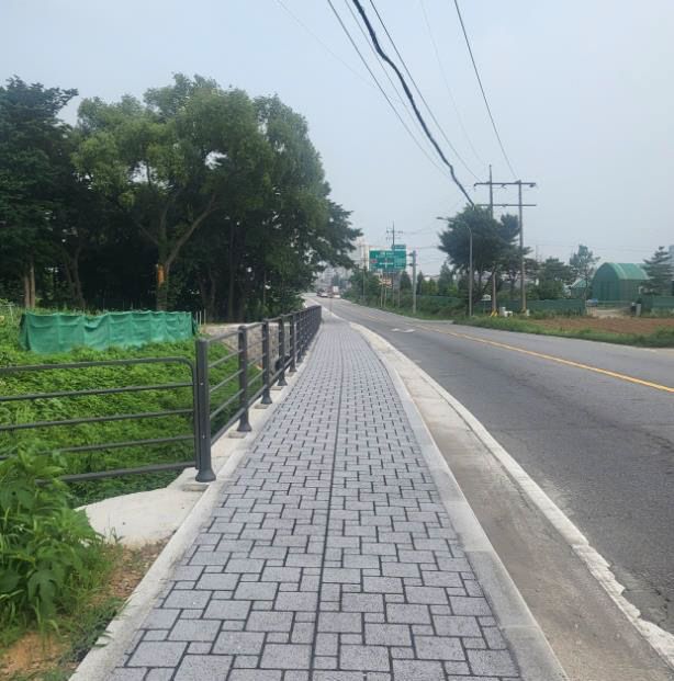_등원2리 보도설치 사진