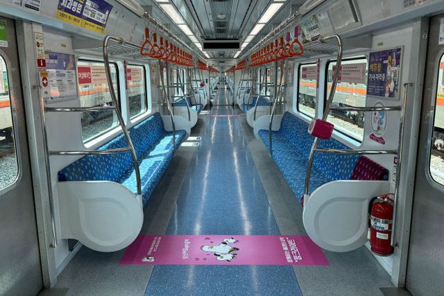 전동차 객실 내 교통약자 배려 안내 공간 마열차