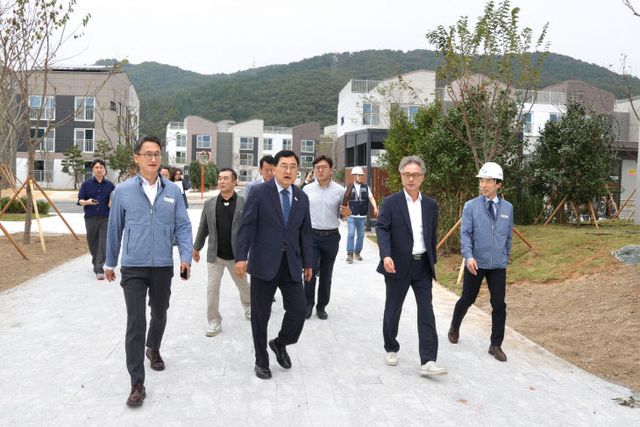 주낙영 경주시장 APEC 지원인력 숙소 현장 점검