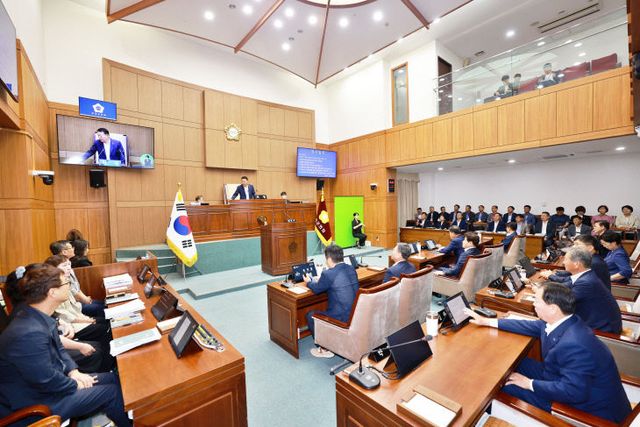 [보도자료사진] 250902 부안군의회 제364회 임시회 개회