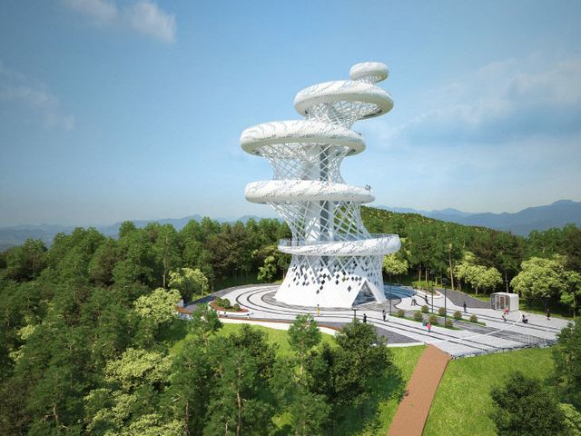 3. 영산강 한반도지형 파노라마 전망대 조감도